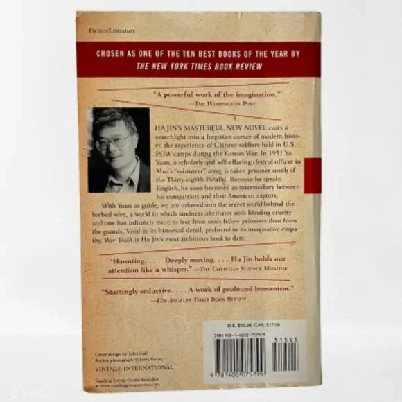 Novel "War Trash" by HA Jin- Softcover - Picture 4 of 13